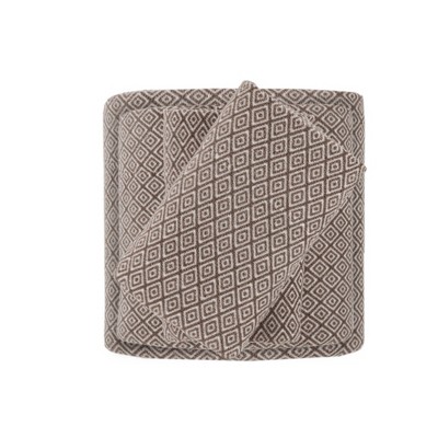 Micro Fleece Diamond Sheet Set Brown