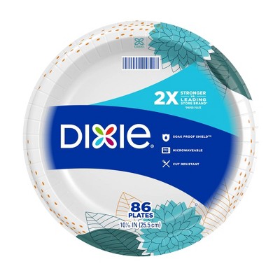 Dixie Everyday 10 1/16" Paper Plates - 86ct