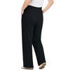 Woman Within Women's Plus-Size 7-Day Rib-Knit Wide-Leg Pull-On Pants - 3 of 3