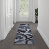 Flash Furniture Harken Collection Geometric Olefin Area Rug with Jute Backing, Living Room, Bedroom - 2 of 4