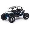 Polaris RZR XP 4 Turbo EPS Sport UTV White with Graphics and Black Top "Xtreme Off-Road" Series 1/18 Diecast Model by New Ray - 2 of 3