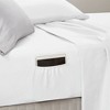 Sapphtopaz Twin 4 Piece Sheet Set, Modern Botanical Comforter & Sheet Set: Yellow and Gray Leaf Print, Comforter Set with Bed Sheets Yellow - 4 of 4