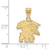 Black Bow Jewelry 14k Yellow Gold Plated Sterling Silver Kentucky Wildcats NCAA Medium Pendant - 2 of 3