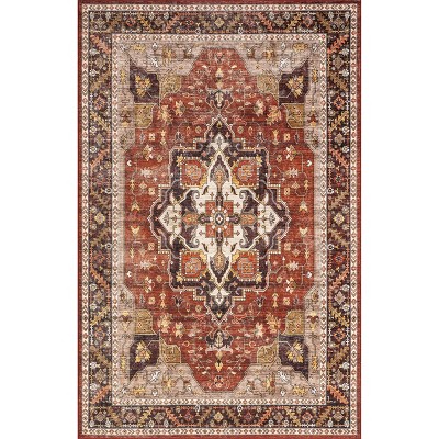 nuLOOM Hera SplashGuard Waterproof Machine Washable Area Rug