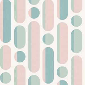 Envy Morse Rose and Sage Wallpaper - 1 of 4