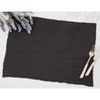 Saro Lifestyle Fringed Design Stone Washed Placemat (Set of 4) - 4 of 4