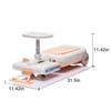 VisioGear Cleaning Go Kart for Kids, Front with Mop for Kids Aged 3-6 Years Old, Pink, 31.5"*11.42"*11.42" - 3 of 4
