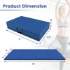 Infans 10' x 4' x 2" 4-Panel Folding Exercise Mat w/Carrying Handles for Gym Yoga Navy - 2 of 4
