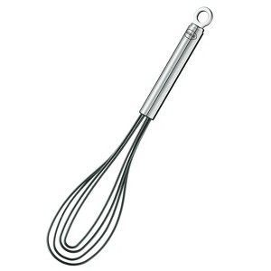 Rosle Silicone Coated Flat Whisk, 10.6-Inch - 1 of 3