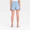 Girls' Hello Kitty Denim Shorts - Light Blue - 3 of 4