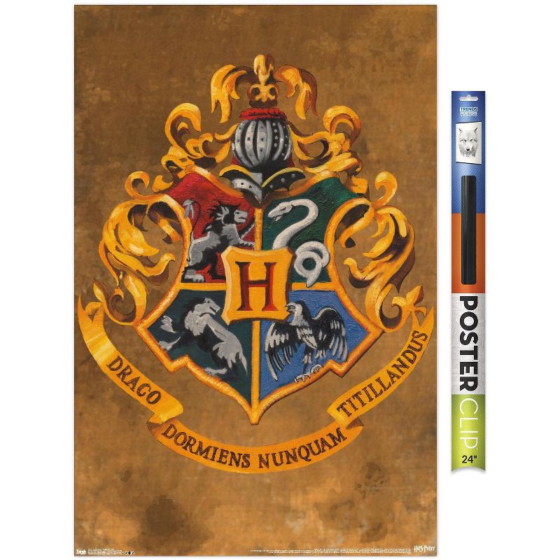 Trends International The Wizarding World: Harry Potter - Hogwarts Crest Unframed Wall Poster Prints, 1 of 6