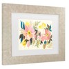 Trademark Fine Art - Kristy Rice Pastel Garden I Matted Framed Art - 3 of 4