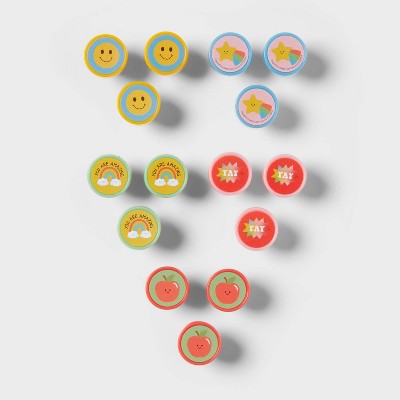 15ct Fun Shaped Stamps Classroom Party Favor - Spritz™