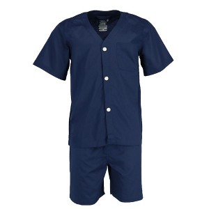 Fruit of the Loom Men's Big and Tall Short Sleeve Short Leg Pajamas - 1 of 4