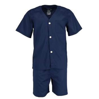 Kingsize Men's Big & Tall Jersey Knit Plaid Pajama Set - 6xl, Blue