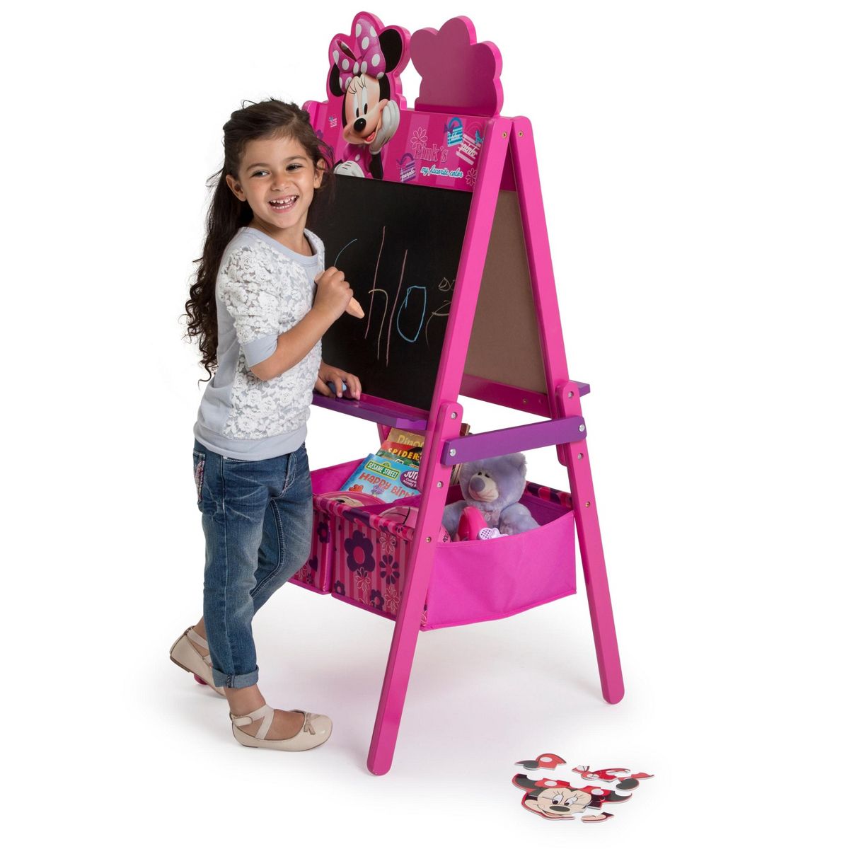 Delta Children Minnie Mouse Kids Double-Sided Easel - thumbnail 4