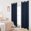 Deconovo Solid Thermal Room Darkening Curtain Panel – 42" Wide Extra-Long Lengths (108"/120") - 2 of 4