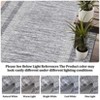 TackView Distressed Bordered Area Rug Non Slip Non Shedding Rug Soft Thin Rug Low Pile Washable Floor Carpet - 4 of 4