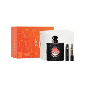 Ysl Black Opium 3 Pcs Set For Women: 1.6 Eau De Parfum Spray + 0.06 Mascara + Pouch - 1 of 1