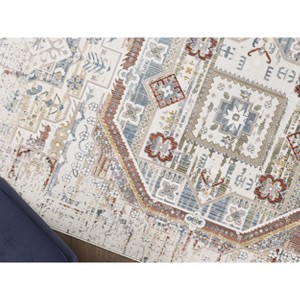Maxa Boho Wilton Machine Woven Southwestern Vintage Area Rug For Living Room, Hallway Runner, Entryway Rug - 1 of 4