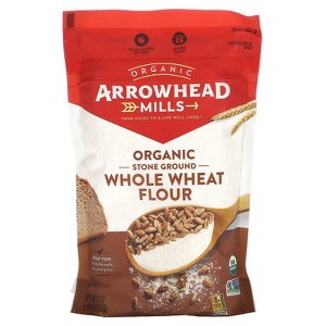 Arrowhead Mills Organic Whole Wheat Flour 22 oz - 1 of 2