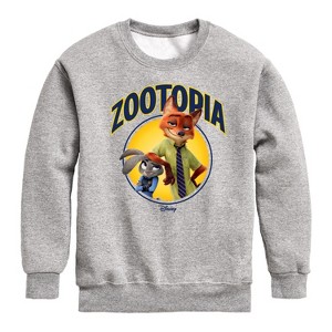 Boys' - Disney - Hopps & Wilde Graphic Long Sleeve Fleece Sweatshirt - 1 of 4