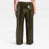 Women's Sequin Pants - A New Day™ Green - 2 of 3