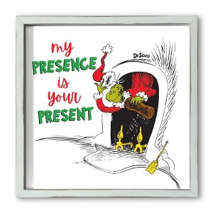 Creative Products The Grinch My Presence 16 x 16 Dr. Seuss Framed Print - 1 of 4