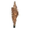 Kurt Adler Indoor UL 20-Light Tree Topper, Gold Rattan Star, 13in - 2 of 3