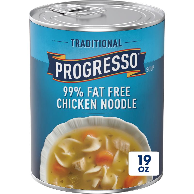 Progresso Traditional 99% Fat Free Chicken Noodle Soup - 19oz, 1 of 10
