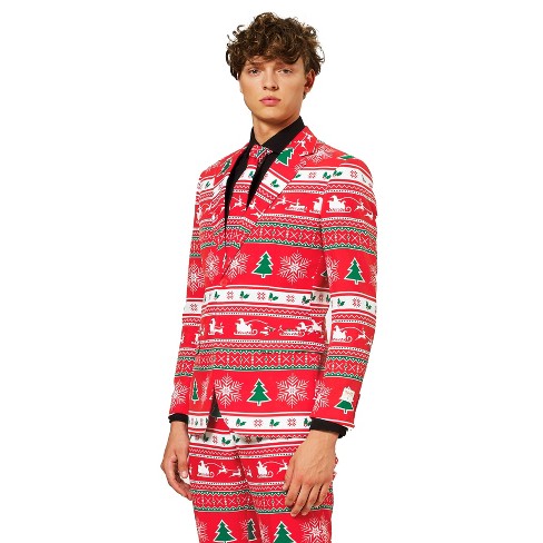 Christmas themed store mens suits