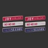 Christmas Sentiment Sign Set of 6 MDF Iron 12 in Holiday Decor by Melrose - 4 of 4