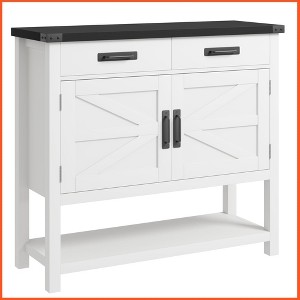 Farmhouse Entryway Table with 2-Door Cabinet & 2 Drawers - 1 of 4