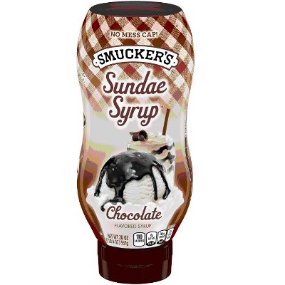 Smucker's Sundae Syrup Chocolate Flavored Syrup, 20 Ounces (Pack of 4)