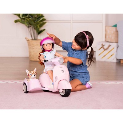 Our Generation Ride Along Scooter Vehicle Accessory Set for 18&#34; Dolls_5