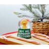 Silver Buffalo Shrek Gingy "Not My Gumdrop Buttons" Mini Light-Up Snow Globe | 2.5 Inches Tall - 4 of 4