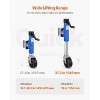 VEVOR Trailer Jack with Wheel, 1600 lbs Heavy Duty Swivel Boat Trailer Jack PP Single Wheel, 10" Lift, Bolt-on Trailer Tongue Jack,Blue - 4 of 4