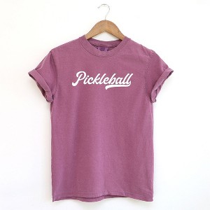 Simply Sage Market Women's Pickleball Short Sleeve Garment Dyed Tee - 1 of 3