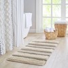Ink+Ivy 22"x58" Asher Woven Texture Striped Bath Rug - 4 of 4