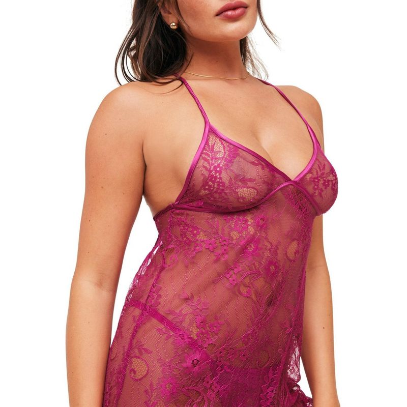 Adore Me Women's Addison Babydoll Lingerie, 3 of 5