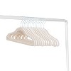 3 Sprouts Kids & Baby Velvet Hangers 30 pack - Beige - 3 of 4