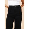 Petal and Pup Womens Georgette High Waisted Straight Leg Pants - 3 of 4