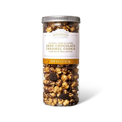 Dark Chocolate Caramel Cookie Caramel Corn - 18oz - Wondershop™