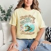 Simply Sage Market Women's High Tides Good Vibes Wave Short Sleeve Garment Dyed Tee - 2 of 4
