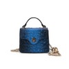 MKF Collection Luxe Croc-Embossed Mini Satchel Bag with Gold Chain Strap, Vegan Leather by Mia K - 2 of 4