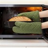 REGALWOVEN Cotton Heat Resistant Oven Mitts 2 Pcs with Pot Holders 2 Pcs 13.8x4.7inch - 3 of 4
