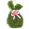 The Lakeside Collection Faux Boxwood Bunny Door Hanger - 2 of 4