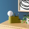 LED Orb Shade Organizer Lamp Green - Room Essentials™ - 3 of 4