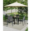 Aluminum Stackable Patio Dining Chairs Set of 2/4,for All Weather with Textilene Farbic for Outdoor,Patio,Deck,Backyard - 2 of 4