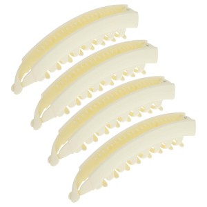 Unique Bargains Women's Fashion Banana Hair Clips 4 Pcs - 1 of 4